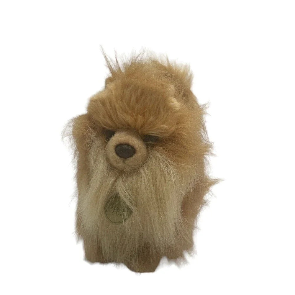 Miyoni by Aurora Stuffed * Tan Pomeranian Dog 10” EUC